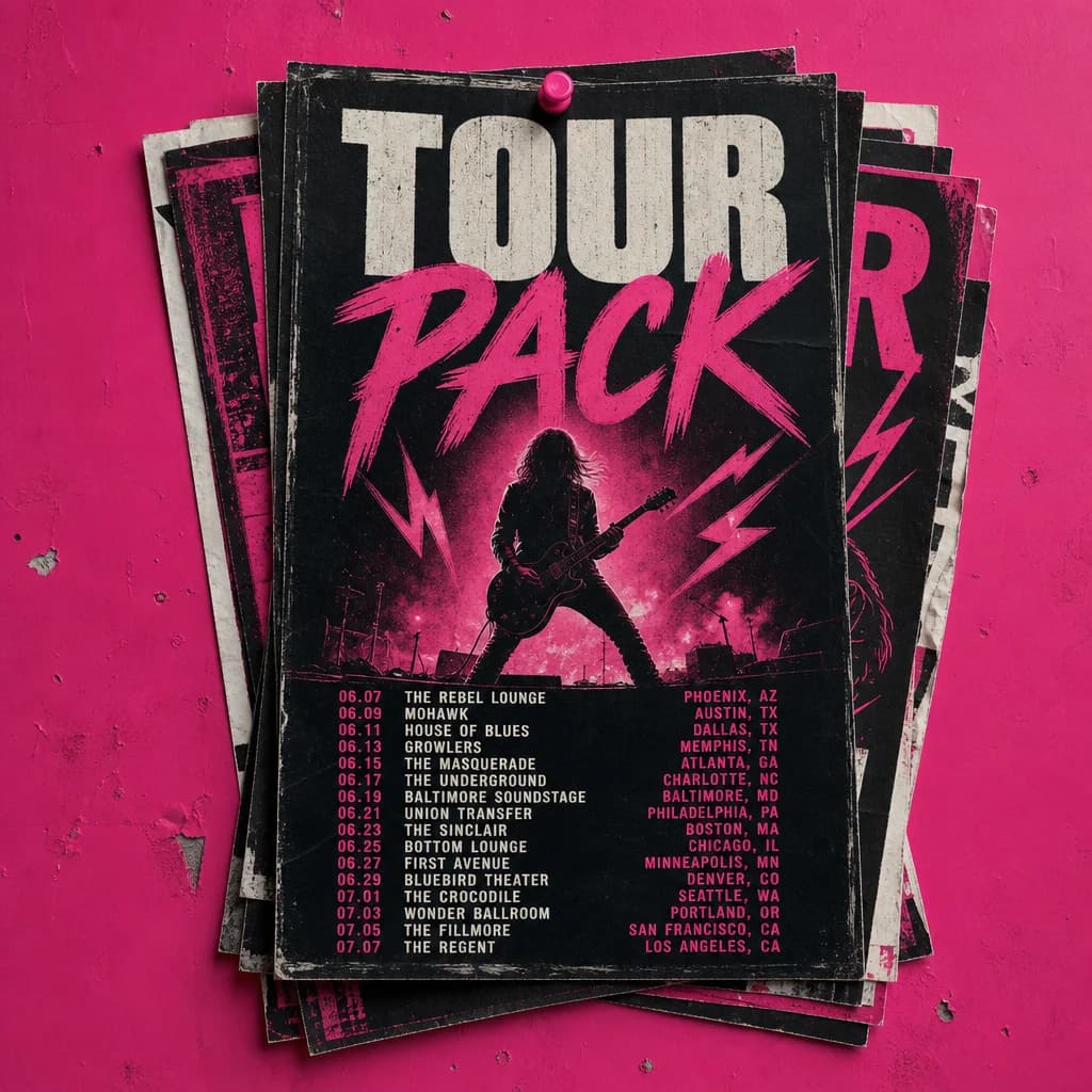 Tour Announcement Pack